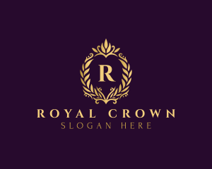 Elegant Royal Wreath logo design