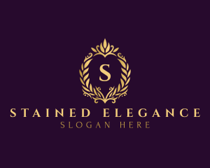 Elegant Royal Wreath logo design