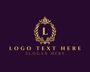 Elegant Royal Wreath Logo