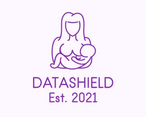 Parenting - Mother Maternity Breastfeeding logo design