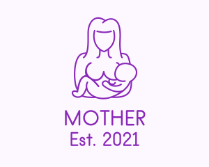 Mother Maternity Breastfeeding  logo design