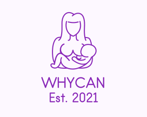 Pediatrician - Mother Maternity Breastfeeding logo design