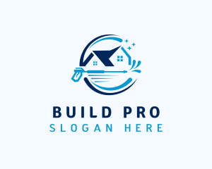Home - Pressure Washer House Cleaning logo design