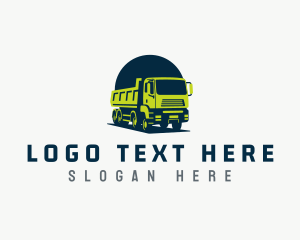 Coal - Dump Truck Transport logo design
