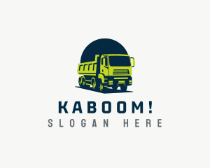 Truckload - Dump Truck Transport logo design