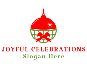 Festivity - Holiday Ball Ornament logo design