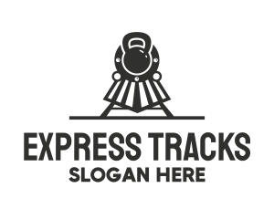 Train Fitness Gym logo design