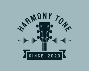 Tone - Acoustic Guitar Music logo design