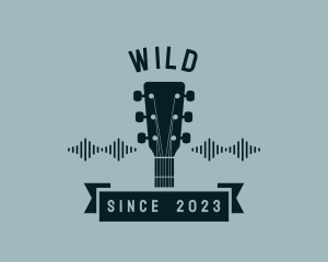Business - Acoustic Guitar Music logo design