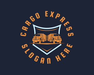 Logistics Cargo Truck logo design