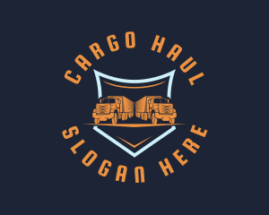 Logistics Cargo Truck logo design