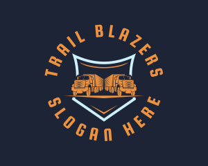 Logistics Cargo Truck logo design