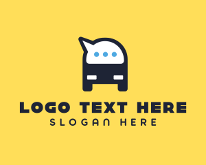 Transport - Car Messenger Chat logo design