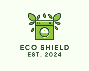 Eco Sustainable Laundromat logo design