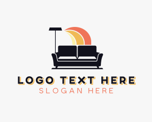 Lamp - Sofa Lamp Furniture logo design