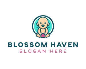 Nursery - Infant Baby Nursery logo design