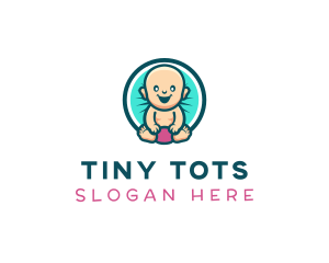 Babysitting - Infant Baby Nursery logo design