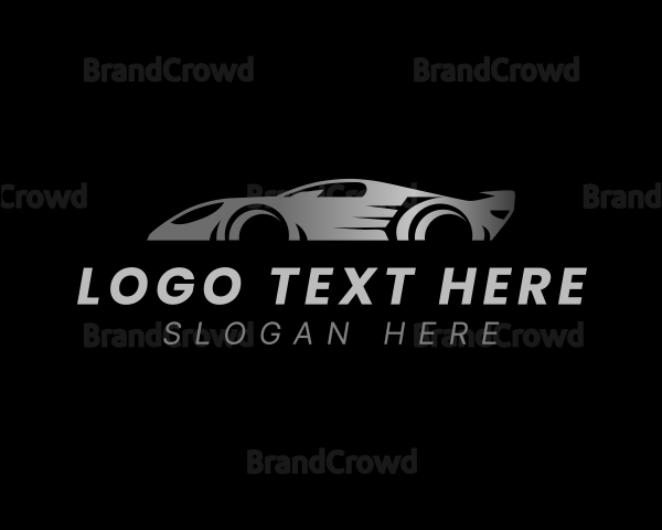 Racing Car Automotive Logo