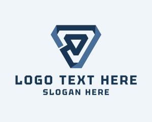 Diamond - Digital Tech Software logo design