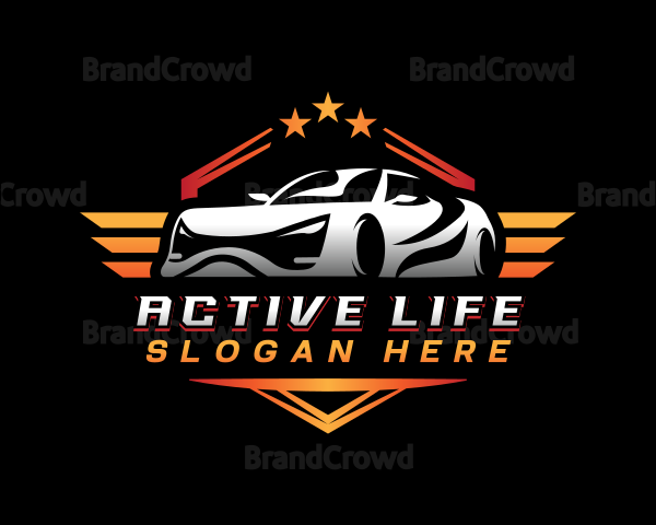 Garage Car Racing Logo