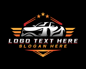 Racer - Garage Car Racing logo design