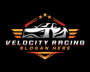 Garage Car Racing logo design