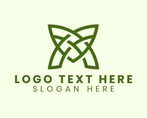 Bio - Green Nature Letter M logo design