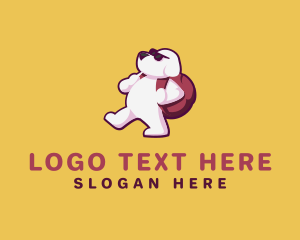 Baggage - Travel Dog Vacation logo design