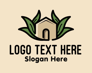 Leaf Nest Greenhouse Cabin Logo