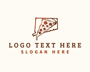 Snacks - Connecticut New Haven Pizza logo design