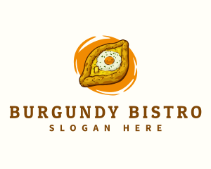 Khachapuri Bread Georgia logo design