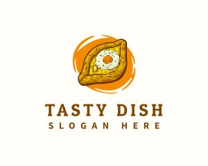 Khachapuri Bread Georgia logo design