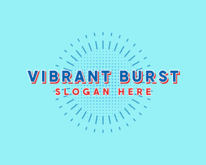 Comic Burst Art logo design