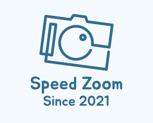 Zoom - Magnifying Glass Camera logo design