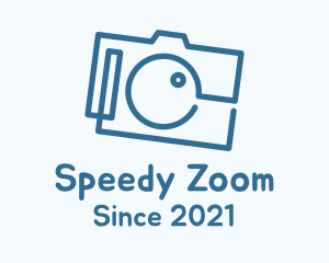 Zoom - Magnifying Glass Camera logo design