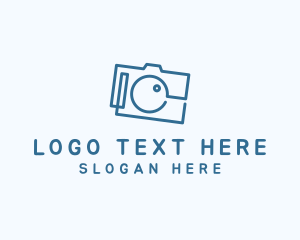 Zoom - Magnifying Glass Camera logo design