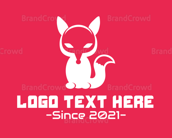 Cute Gaming Fox Animal Logo