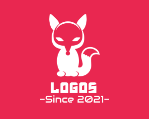 Wild - Cute Gaming Fox Animal logo design