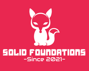 Streamer - Cute Gaming Fox Animal logo design