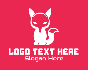 Cute Gaming Fox Animal Logo