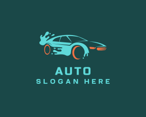 Water Splash Car Wash logo design