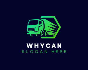 Mover - Truck Logistics Transportation logo design