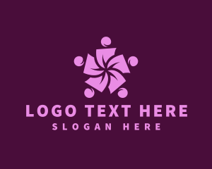 Bloom - Flower People Foundation logo design
