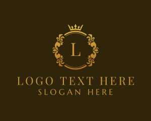 Legal - Ornamental Round Crown logo design