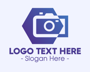 Camera App - Blue Photography Studio logo design