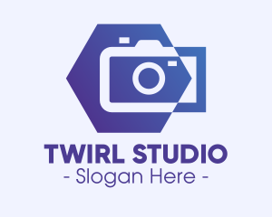 Blue Photography Studio logo design