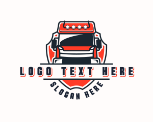 Distribution - Delivery Truck Company logo design