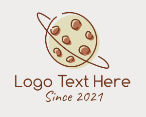 Universe - Chocolate Cookie Planet logo design