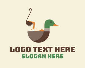 Eatery - Duck Stew Soup logo design