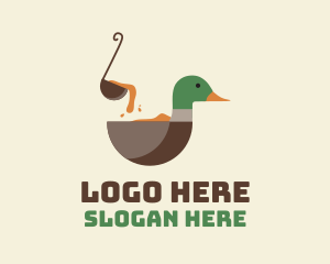 Culinary - Duck Stew Soup logo design